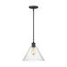 Myhouse Lighting Generation Lighting - 6227801-112 - One Light Pendant - Belton - Midnight Black