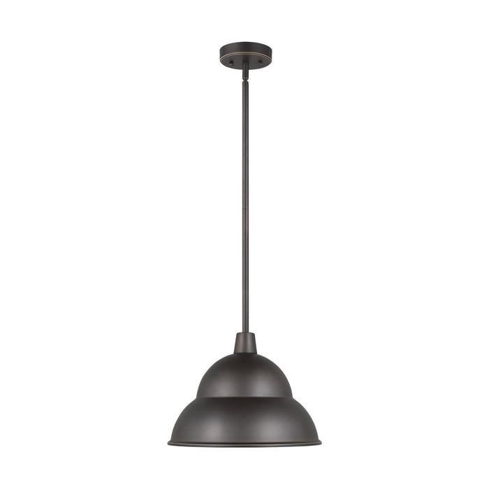 Myhouse Lighting Visual Comfort Studio - 6236701EN3-71 - One Light Outdoor Pendant - Barn Light - Antique Bronze