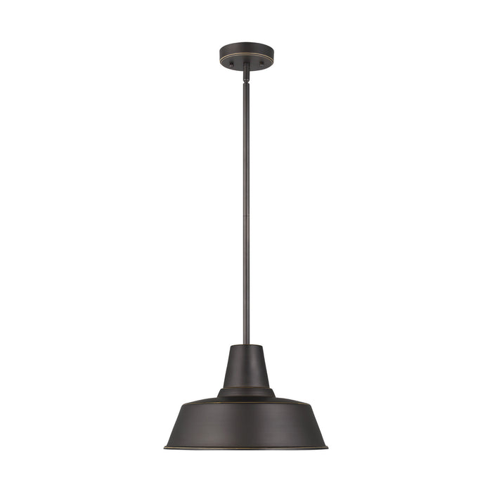 Myhouse Lighting Visual Comfort Studio - 6237401EN3-71 - One Light Outdoor Pendant - Barn Light - Antique Bronze