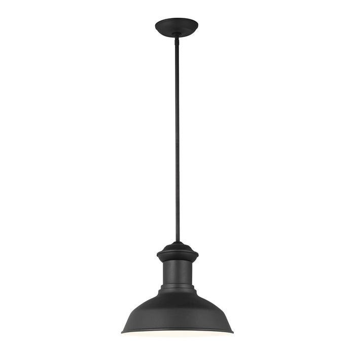 Myhouse Lighting Generation Lighting - 6247701EN3-12 - One Light Outdoor Pendant - Fredricksburg - Black