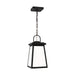 Myhouse Lighting Visual Comfort Studio - 6248401-12 - One Light Outdoor Pendant - Founders - Black