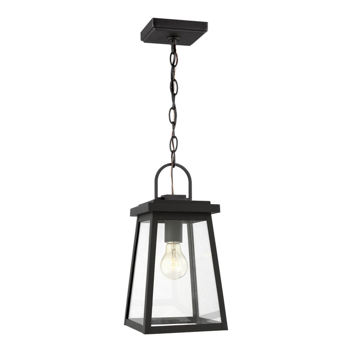 Myhouse Lighting Visual Comfort Studio - 6248401EN3-12 - One Light Outdoor Pendant - Founders - Black