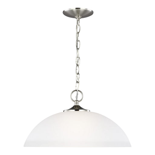 Myhouse Lighting Generation Lighting - 6516501-962 - One Light Pendant - Geary - Brushed Nickel