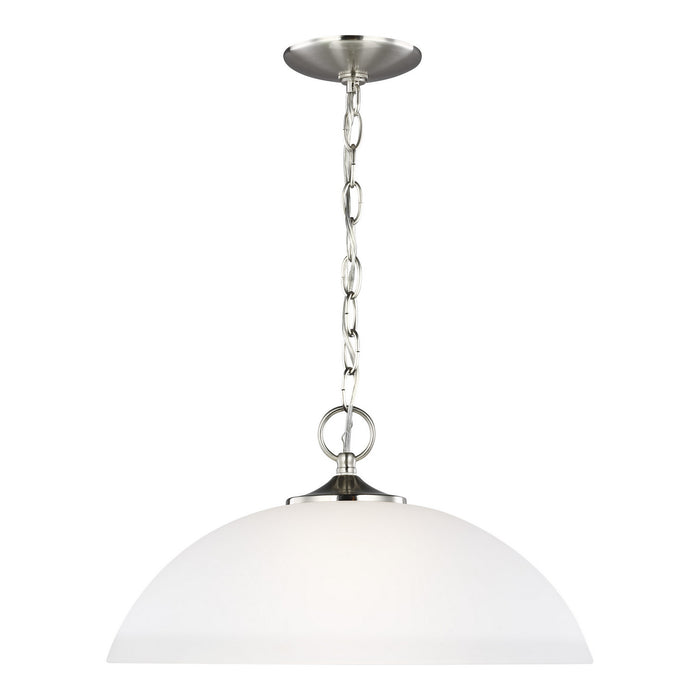 Myhouse Lighting Generation Lighting - 6516501-962 - One Light Pendant - Geary - Brushed Nickel