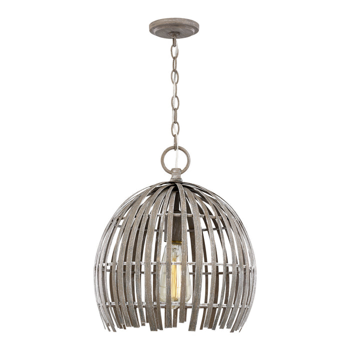 Myhouse Lighting Visual Comfort Studio - 6522701-872 - One Light Pendant - Hanalei - Washed Pine