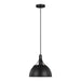 Myhouse Lighting Visual Comfort Studio - 6524201-112 - One Light Pendant - Rockland - Midnight Black