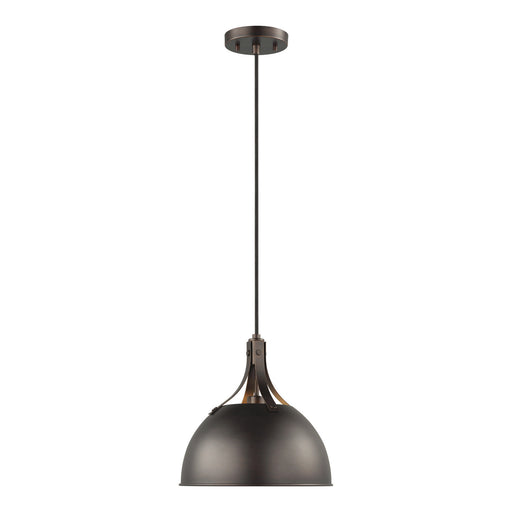 Myhouse Lighting Visual Comfort Studio - 6524201EN3-710 - One Light Pendant - Rockland - Bronze