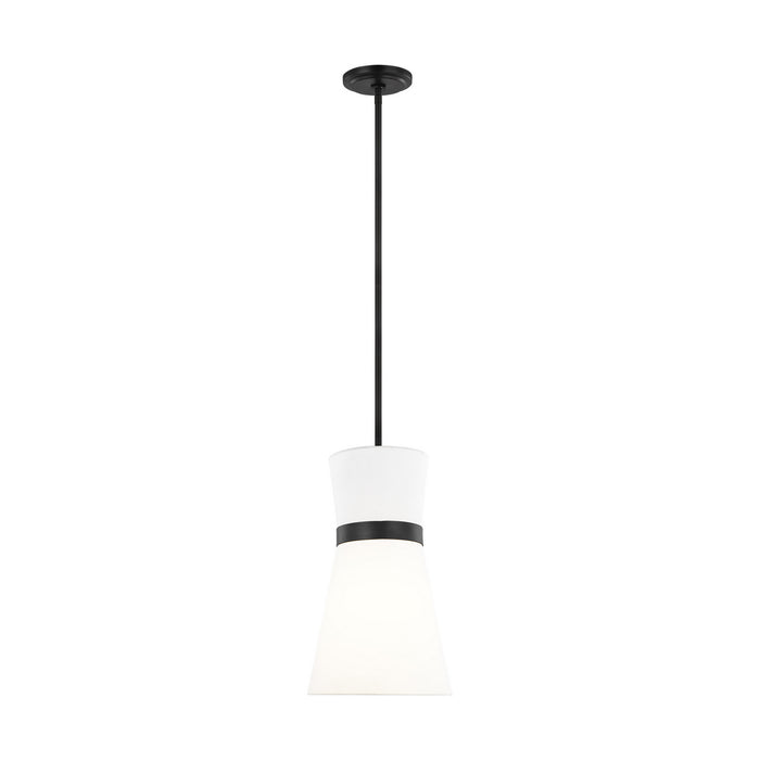 Myhouse Lighting Visual Comfort Studio - 6590501-112 - One Light Pendant - Clark - Midnight Black