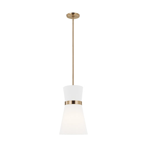 Myhouse Lighting Visual Comfort Studio - 6590501-848 - One Light Pendant - Clark - Satin Brass