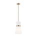 Myhouse Lighting Visual Comfort Studio - 6590501-848 - One Light Pendant - Clark - Satin Brass