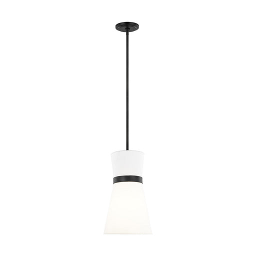 Myhouse Lighting Visual Comfort Studio - 6590501EN3-112 - One Light Pendant - Clark - Midnight Black