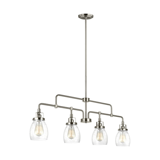 Myhouse Lighting Generation Lighting - 6614504EN7-962 - Four Light Island Pendant - Belton - Brushed Nickel