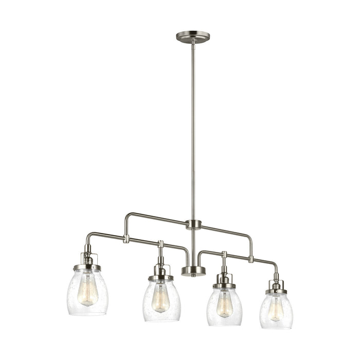 Myhouse Lighting Generation Lighting - 6614504EN7-962 - Four Light Island Pendant - Belton - Brushed Nickel