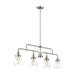 Myhouse Lighting Generation Lighting - 6614504EN7-962 - Four Light Island Pendant - Belton - Brushed Nickel