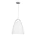 Myhouse Lighting Visual Comfort Studio - 6651801-05 - One Light Pendant - Norman - Chrome