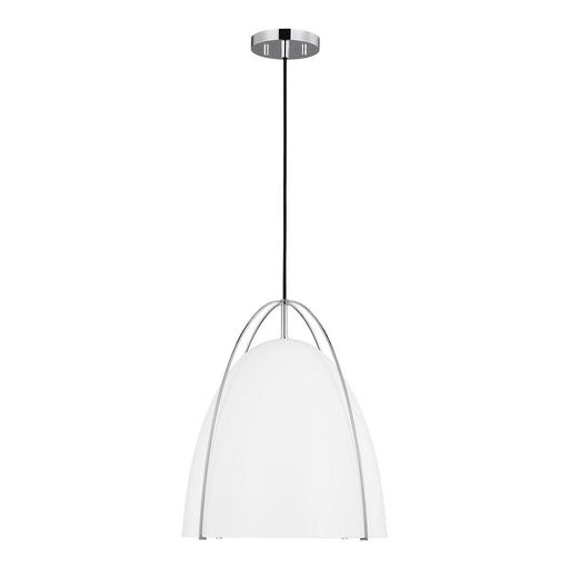 Myhouse Lighting Visual Comfort Studio - 6651801EN3-05 - One Light Pendant - Norman - Chrome