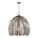 Myhouse Lighting Visual Comfort Studio - 6722701-872 - One Light Pendant - Hanalei - Washed Pine