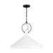 Myhouse Lighting Visual Comfort Studio - 6884901-115 - One Light Pendant - Lyon - Matte White