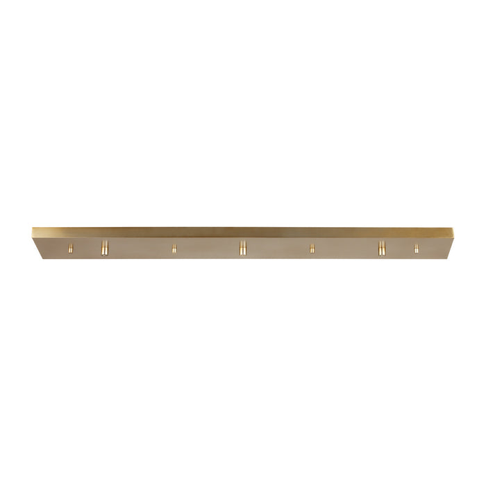 Myhouse Lighting Generation Lighting - 7449603-848 - Three Light Linear Canopy - Multi-Port Canopy - Satin Brass