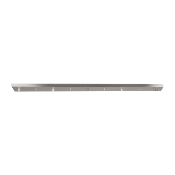 Myhouse Lighting Generation Lighting - 7449605-962 - Five Light Linear Canopy - Multi-Port Canopy - Brushed Nickel