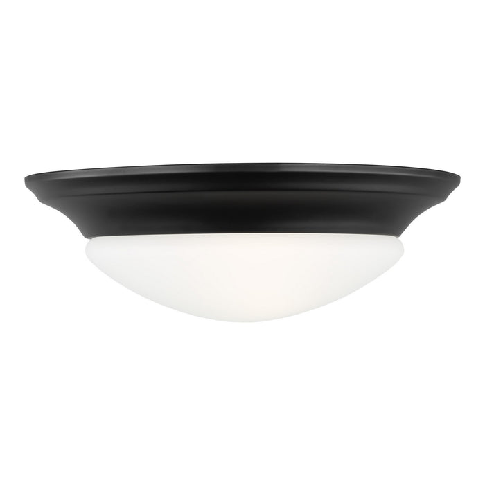 Myhouse Lighting Generation Lighting - 75434-112 - One Light Flush Mount - Nash - Midnight Black