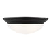 Myhouse Lighting Generation Lighting - 75435-112 - Two Light Flush Mount - Nash - Midnight Black