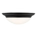 Myhouse Lighting Generation Lighting - 75436-112 - Three Light Flush Mount - Nash - Midnight Black