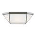 Myhouse Lighting Visual Comfort Studio - 7579452-962 - Two Light Flush Mount - Morrison - Brushed Nickel