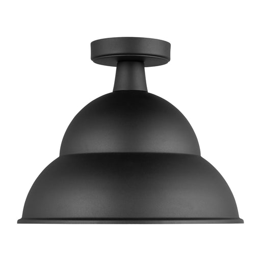 Myhouse Lighting Visual Comfort Studio - 7836701-12 - One Light Outdoor Flush Mount - Barn Light - Black