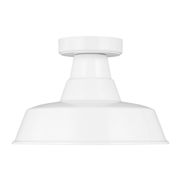 Myhouse Lighting Visual Comfort Studio - 7837401-15 - One Light Outdoor Flush Mount - Barn Light - White