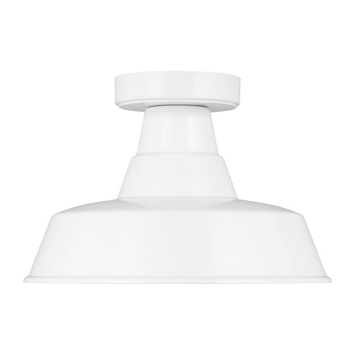 Myhouse Lighting Visual Comfort Studio - 7837401EN3-15 - One Light Outdoor Flush Mount - Barn Light - White