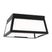 Myhouse Lighting Visual Comfort Studio - 7848402-12 - Two Light Outdoor Flush Mount - Founders - Black