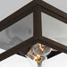 Myhouse Lighting Visual Comfort Studio - 7848402-71 - Two Light Outdoor Flush Mount - Founders - Antique Bronze