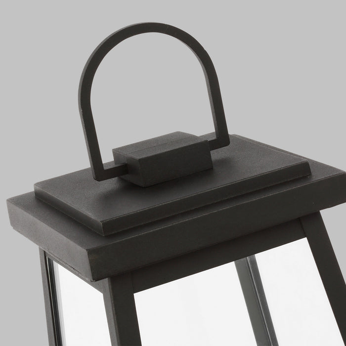 Myhouse Lighting Visual Comfort Studio - 8248401-12 - One Light Outdoor Post Lantern - Founders - Black