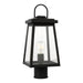 Myhouse Lighting Visual Comfort Studio - 8248401-12 - One Light Outdoor Post Lantern - Founders - Black