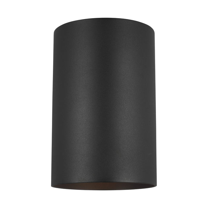 Myhouse Lighting Visual Comfort Studio - 8313901-12/T - LED Outdoor Wall Lantern - Outdoor Cylinders - Black