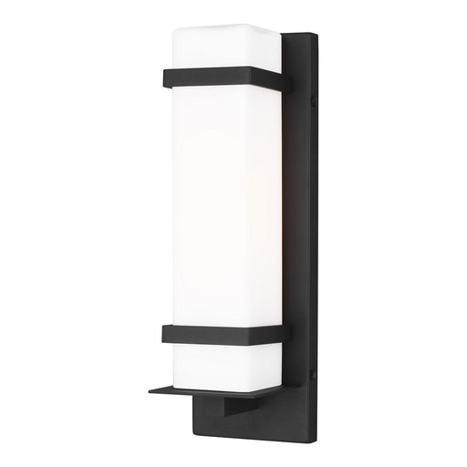 Myhouse Lighting Generation Lighting - 8520701-12 - One Light Outdoor Wall Lantern - Alban - Black