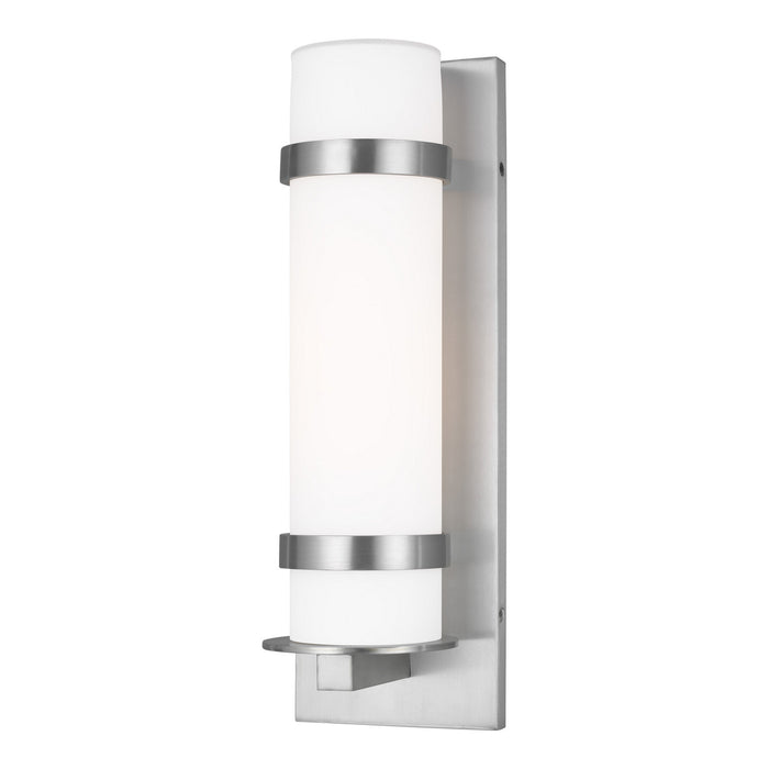 Myhouse Lighting Generation Lighting - 8618301EN3-04 - One Light Outdoor Wall Lantern - Alban - Satin Aluminum