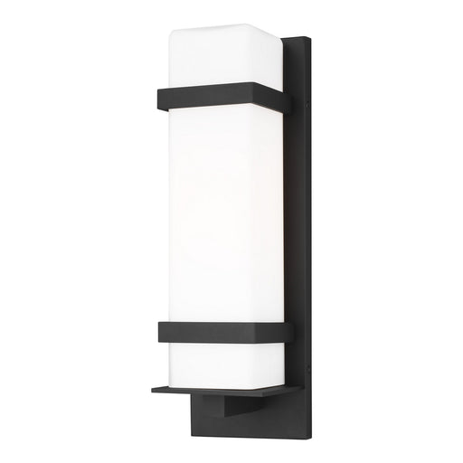 Myhouse Lighting Generation Lighting - 8620701-12 - One Light Outdoor Wall Lantern - Alban - Black