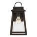 Myhouse Lighting Visual Comfort Studio - 8648401EN3-71 - One Light Outdoor Wall Lantern - Founders - Antique Bronze