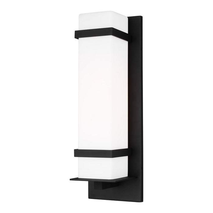 Myhouse Lighting Generation Lighting - 8720701-12 - One Light Outdoor Wall Lantern - Alban - Black