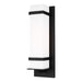 Myhouse Lighting Generation Lighting - 8720701-12 - One Light Outdoor Wall Lantern - Alban - Black