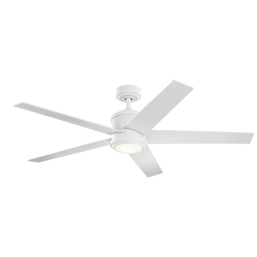 Myhouse Lighting Kichler - 300044MWH - 56"Ceiling Fan - Brahm - Matte White