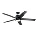 Myhouse Lighting Kichler - 300044SBK - 56"Ceiling Fan - Brahm - Satin Black