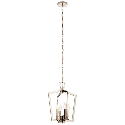 Myhouse Lighting Kichler - 43498PN - Four Light Pendant - Abbotswell - Polished Nickel