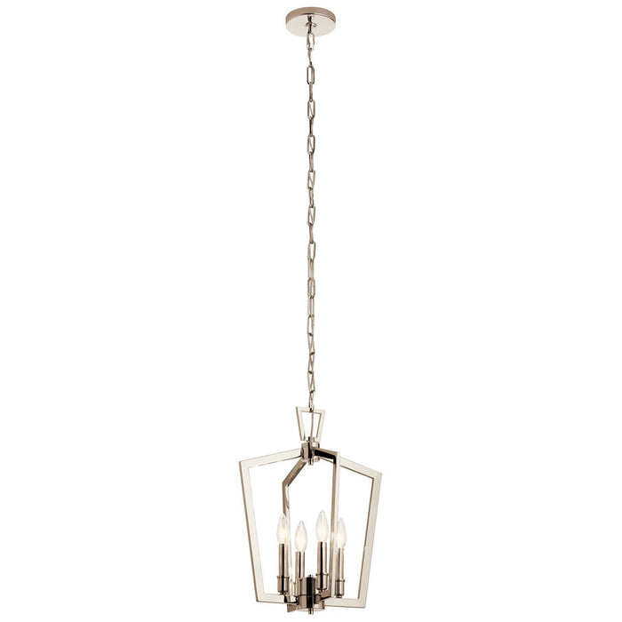 Myhouse Lighting Kichler - 43498PN - Four Light Pendant - Abbotswell - Polished Nickel