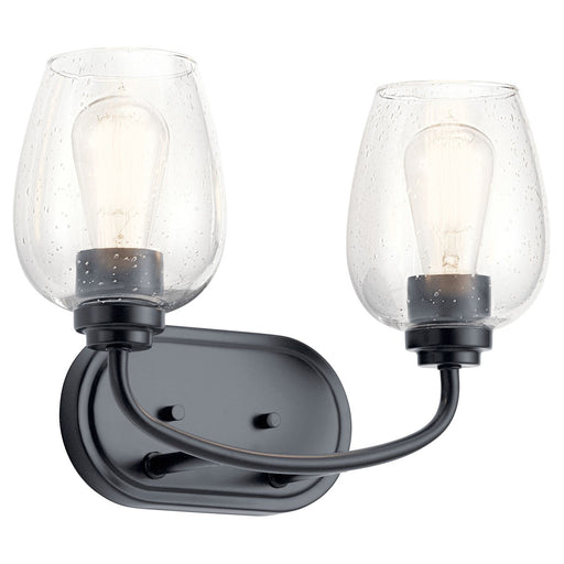 Myhouse Lighting Kichler - 45128BKCS - Two Light Bath - Valserrano - Black