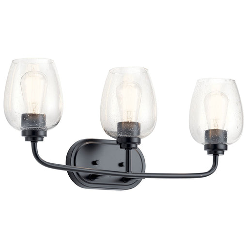 Myhouse Lighting Kichler - 45129BKCS - Three Light Bath - Valserrano - Black