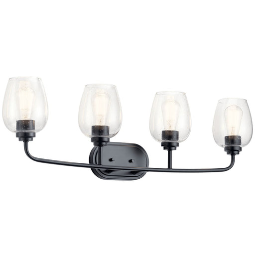 Myhouse Lighting Kichler - 45130BKCS - Four Light Bath - Valserrano - Black