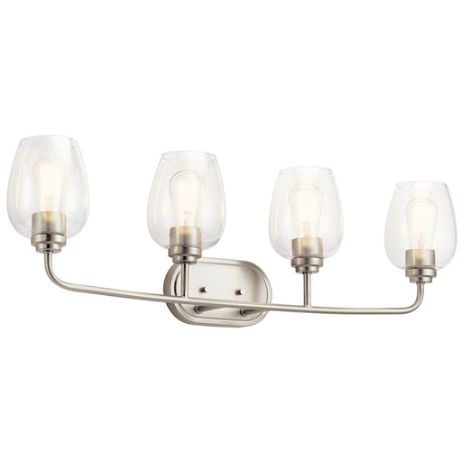 Myhouse Lighting Kichler - 45130NICS - Four Light Bath - Valserrano - Brushed Nickel